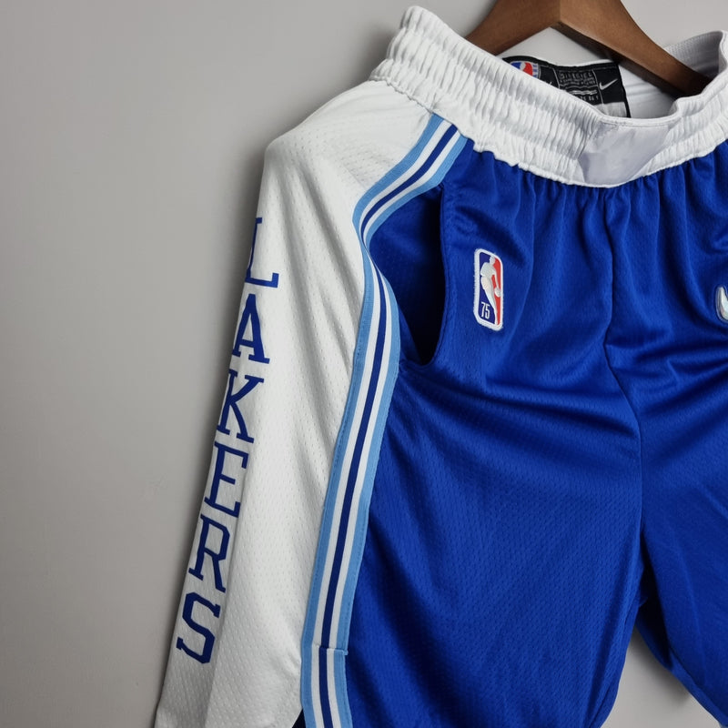 Shorts 75th Anniversary Los Angeles Lakers Blue NBA